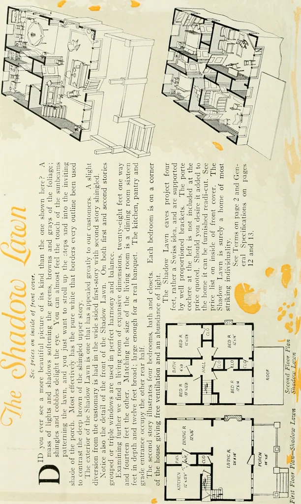 An illustration from Aladdin homes : "built in a day"., 1920, leaf 67