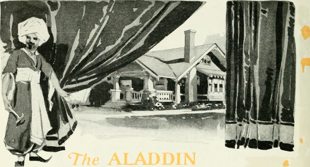 An illustration from Aladdin homes : "built in a day"., 1920, leaf 7