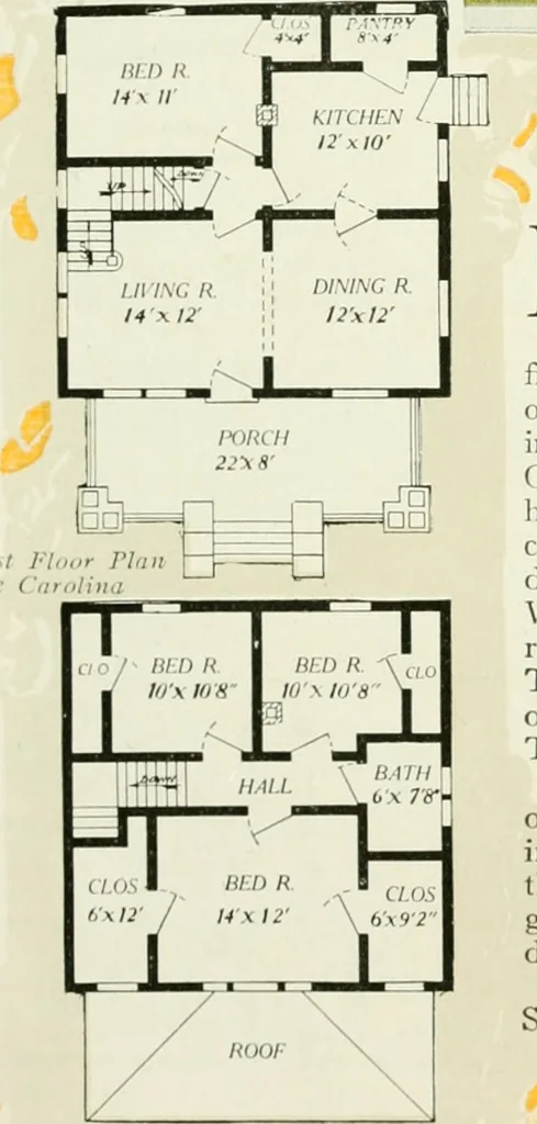 An illustration from Aladdin homes : "built in a day"., 1920, leaf 70