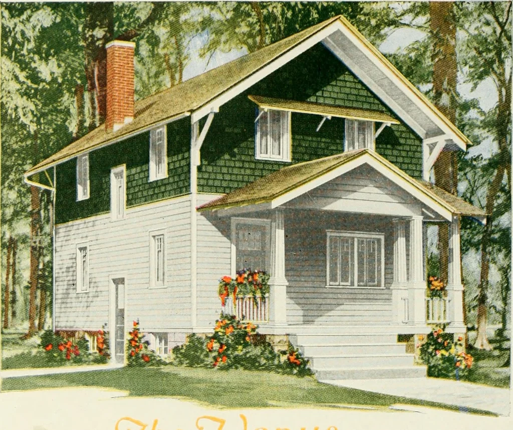 An illustration from Aladdin homes : "built in a day"., 1920, leaf 71