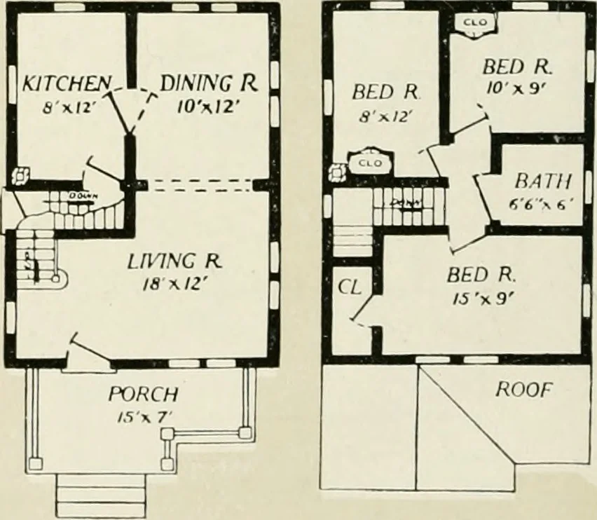 An illustration from Aladdin homes : "built in a day"., 1920, leaf 71