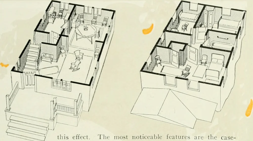 An illustration from Aladdin homes : "built in a day"., 1920, leaf 72