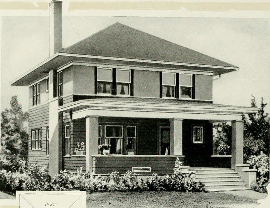 An illustration from Aladdin homes : "built in a day"., 1920, leaf 73