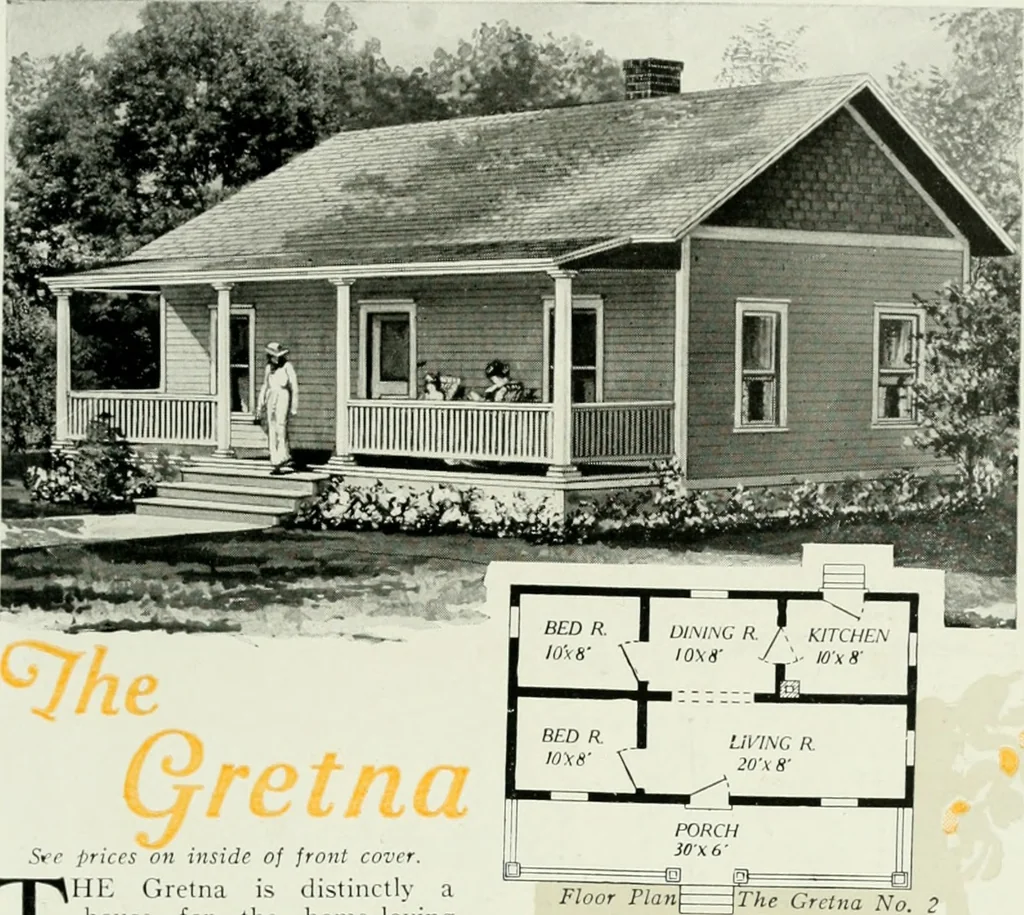 An illustration from Aladdin homes : "built in a day"., 1920, leaf 74