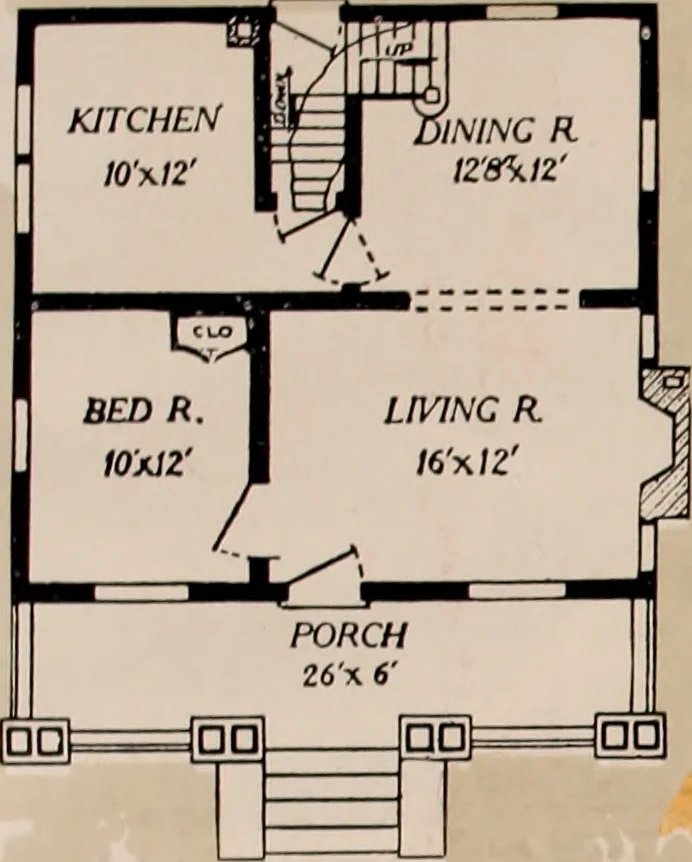 An illustration from Aladdin homes : "built in a day"., 1920, leaf 76