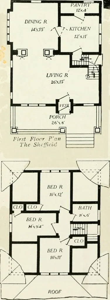 An illustration from Aladdin homes : "built in a day"., 1920, leaf 81