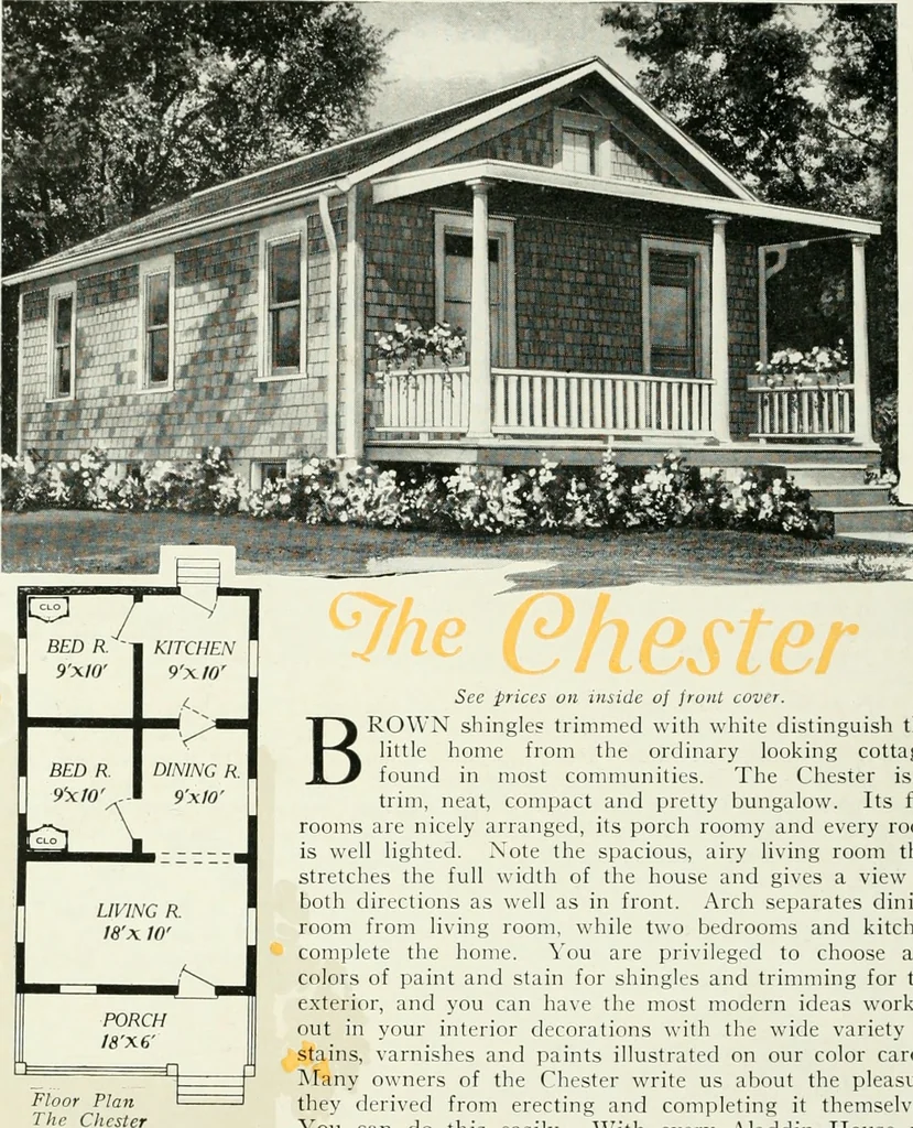 An illustration from Aladdin homes : "built in a day"., 1920, leaf 83