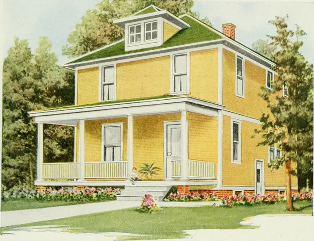 An illustration from Aladdin homes : "built in a day"., 1920, leaf 86