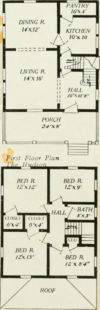 An illustration from Aladdin homes : "built in a day"., 1920, leaf 86