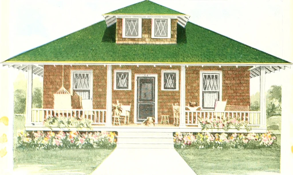 An illustration from Aladdin homes : "built in a day"., 1920, leaf 87