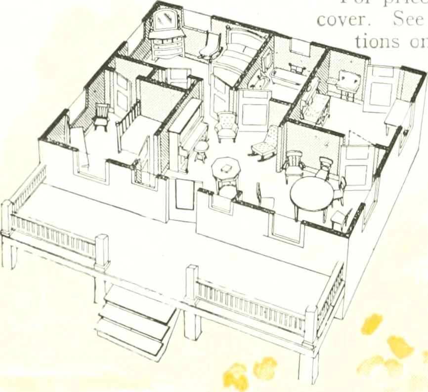 An illustration from Aladdin homes : "built in a day"., 1920, leaf 87