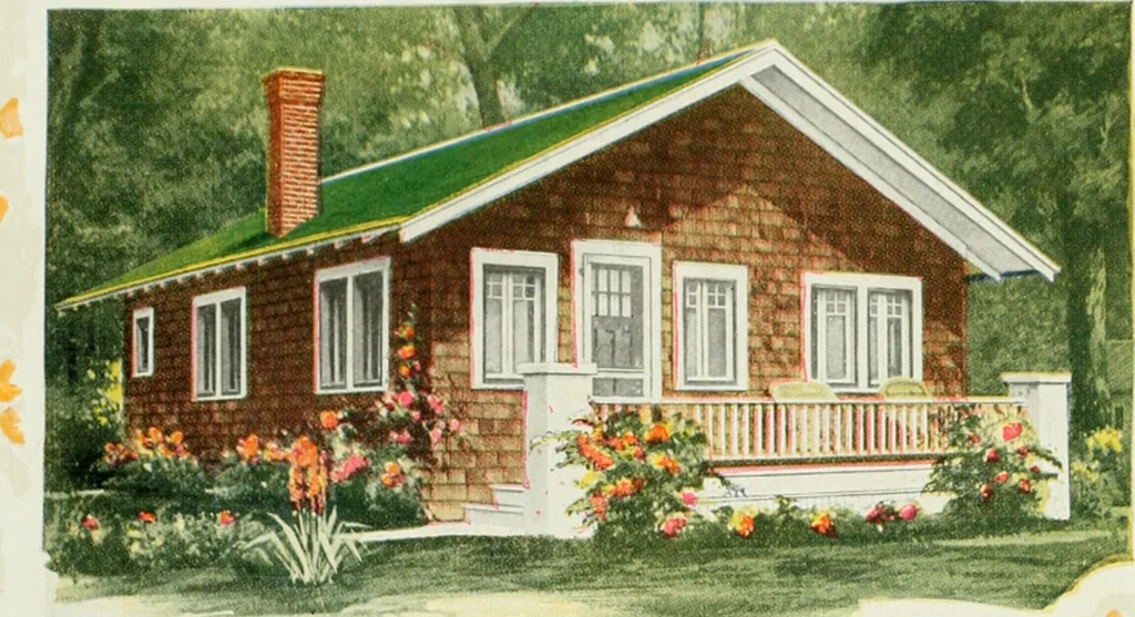 An illustration from Aladdin homes : "built in a day"., 1920, leaf 88