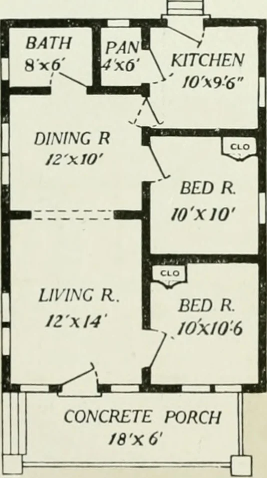 An illustration from Aladdin homes : "built in a day"., 1920, leaf 88
