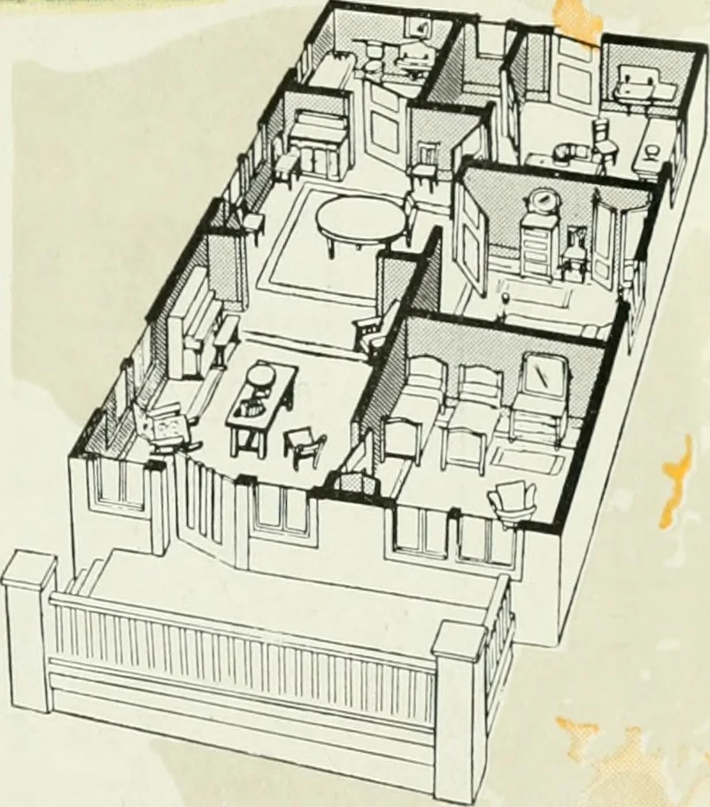 An illustration from Aladdin homes : "built in a day"., 1920, leaf 88