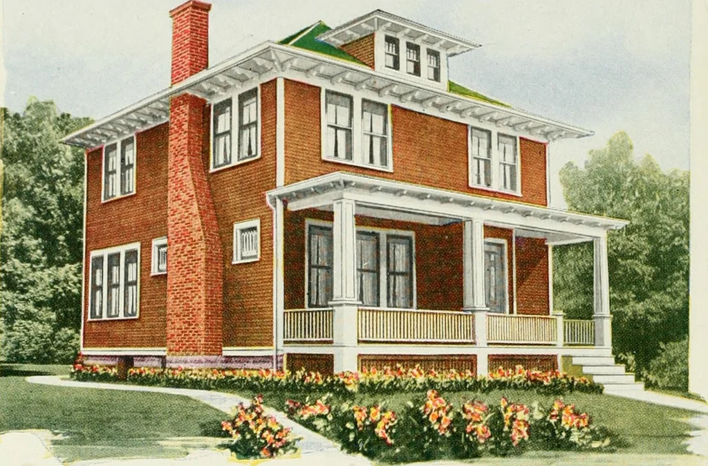 An illustration from Aladdin homes : "built in a day"., 1920, leaf 89