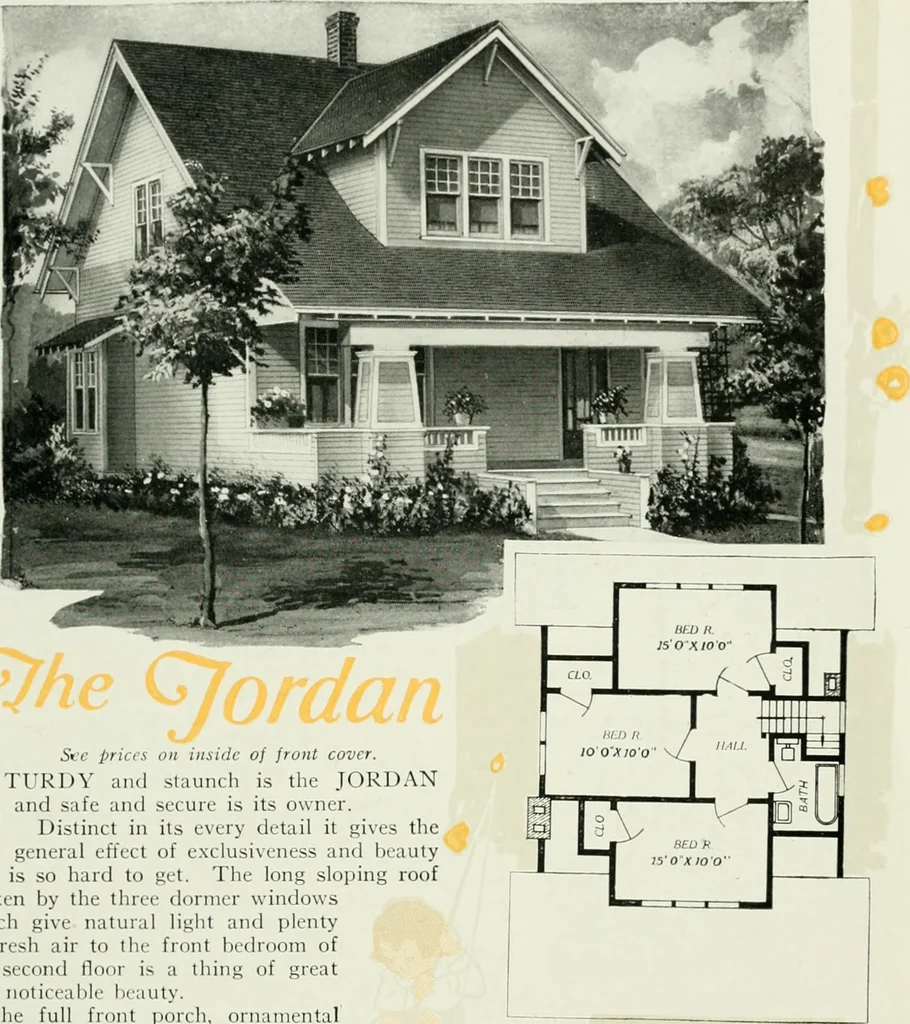An illustration from Aladdin homes : "built in a day"., 1920, leaf 92