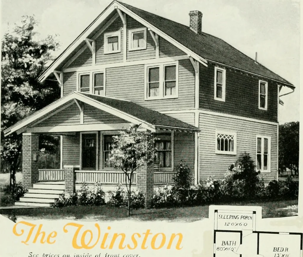 An illustration from Aladdin homes : "built in a day"., 1920, leaf 94
