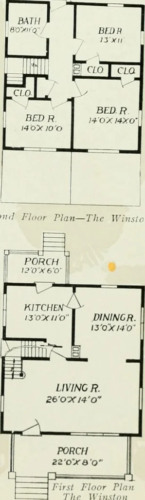 An illustration from Aladdin homes : "built in a day"., 1920, leaf 94