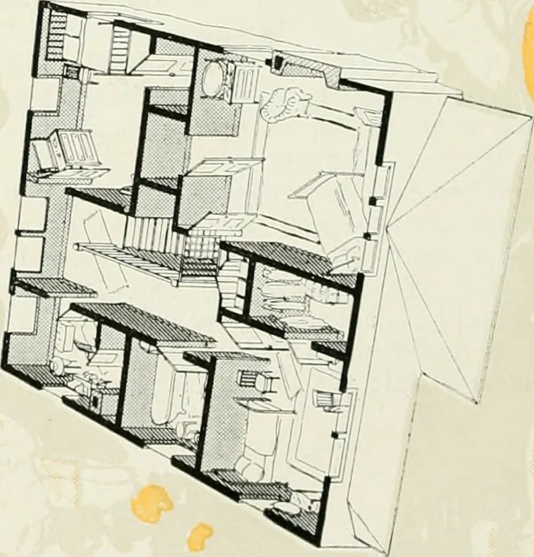 An illustration from Aladdin homes : "built in a day"., 1920, leaf 95