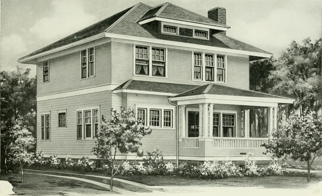 An illustration from Aladdin homes : "built in a day"., 1920, leaf 96