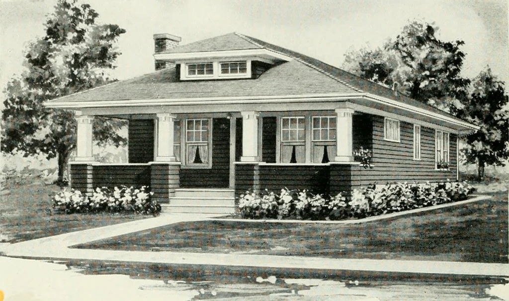 An illustration from Aladdin homes : "built in a day"., 1920, leaf 97