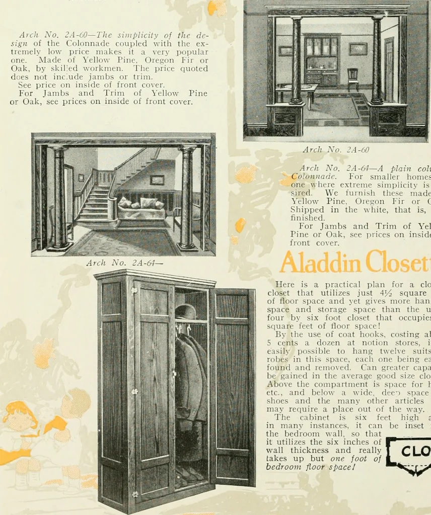 An illustration from Aladdin homes : "built in a day" Catalog no. 32, 1919, leaf 101
