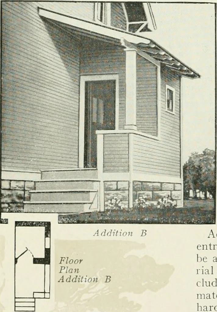 An illustration from Aladdin homes : "built in a day" Catalog no. 32, 1919, leaf 105