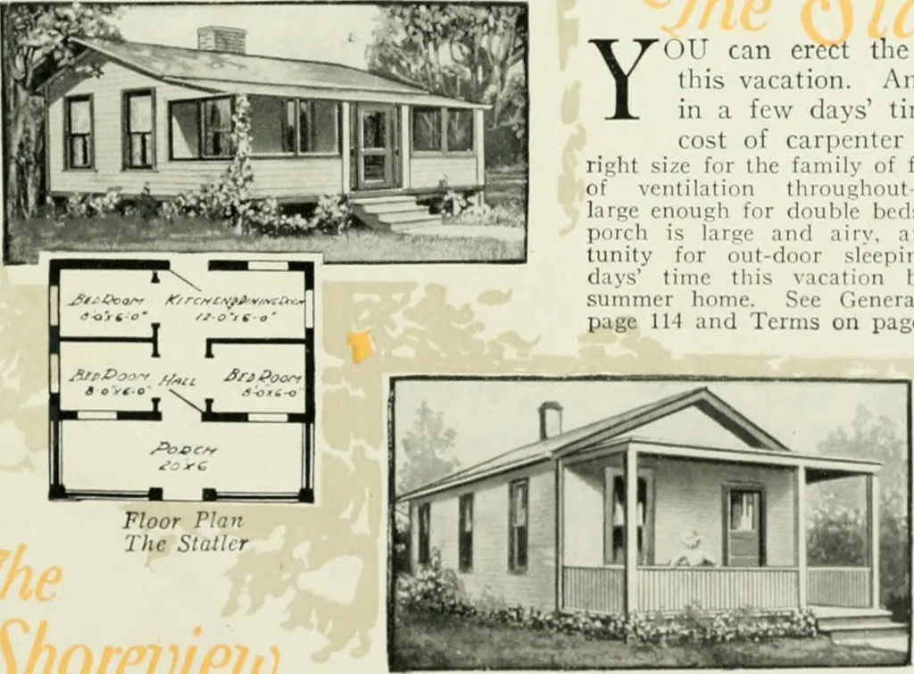 An illustration from Aladdin homes : "built in a day" Catalog no. 32, 1919, leaf 112