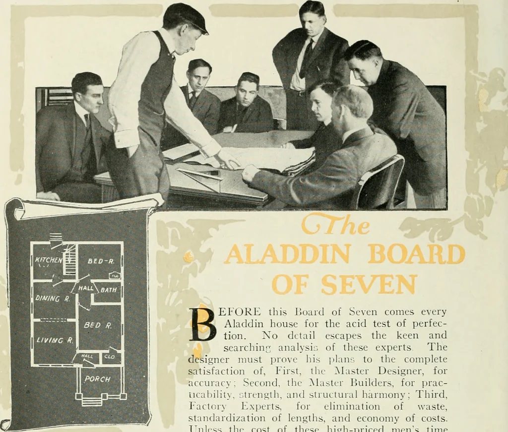 An illustration from Aladdin homes : "built in a day" Catalog no. 32, 1919, leaf 15