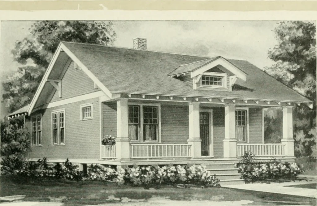 An illustration from Aladdin homes : "built in a day" Catalog no. 32, 1919, leaf 20