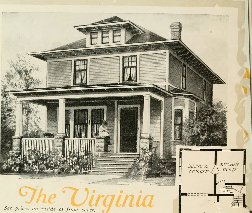 An illustration from Aladdin homes : "built in a day" Catalog no. 32, 1919, leaf 21