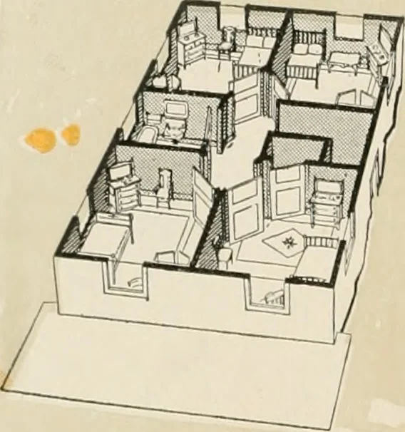 An illustration from Aladdin homes : "built in a day" Catalog no. 32, 1919, leaf 21
