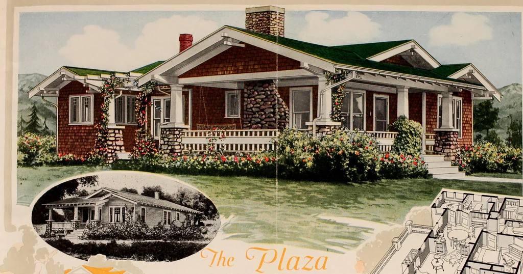 An illustration from Aladdin homes : "built in a day" Catalog no. 32, 1919, leaf 22