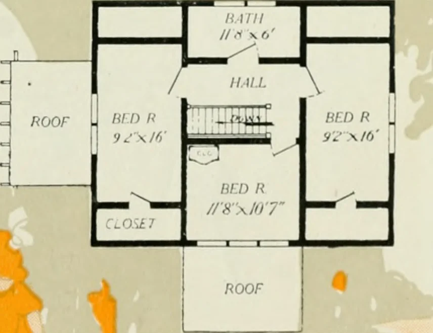 An illustration from Aladdin homes : "built in a day" Catalog no. 32, 1919, leaf 26