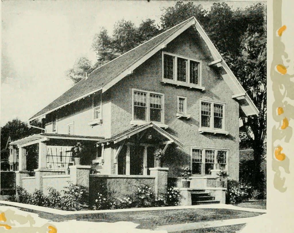 An illustration from Aladdin homes : "built in a day" Catalog no. 32, 1919, leaf 27
