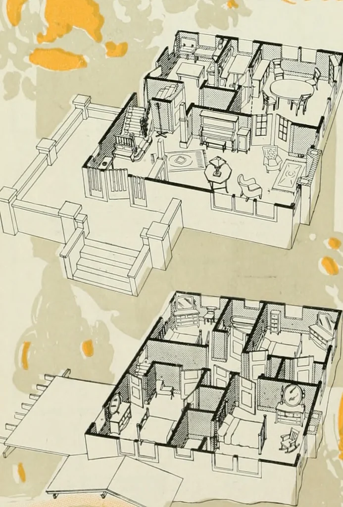 An illustration from Aladdin homes : "built in a day" Catalog no. 32, 1919, leaf 27