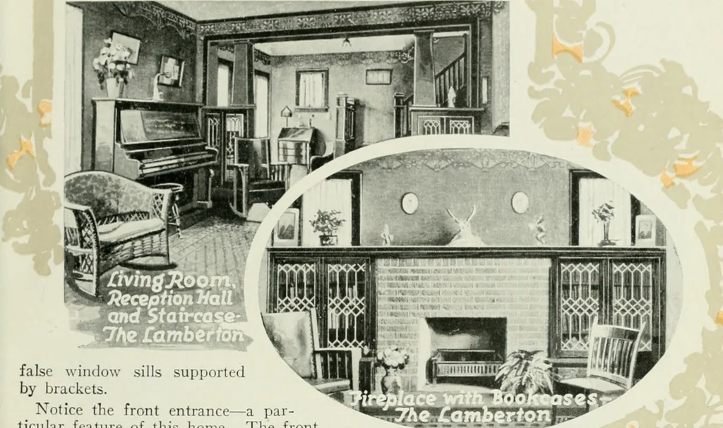 An illustration from Aladdin homes : "built in a day" Catalog no. 32, 1919, leaf 28