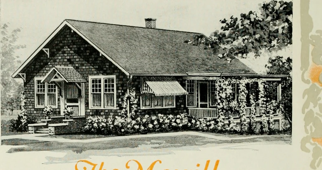 An illustration from Aladdin homes : "built in a day" Catalog no. 32, 1919, leaf 29