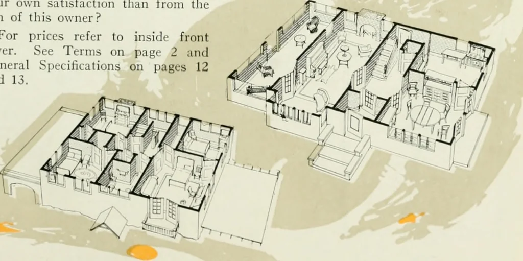 An illustration from Aladdin homes : "built in a day" Catalog no. 32, 1919, leaf 32