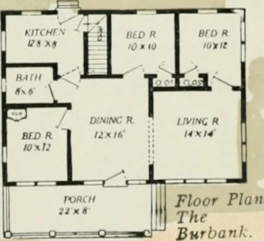 An illustration from Aladdin homes : "built in a day" Catalog no. 32, 1919, leaf 40