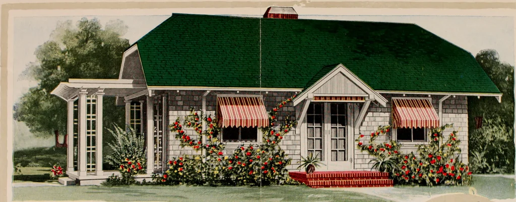 An illustration from Aladdin homes : "built in a day" Catalog no. 32, 1919, leaf 45