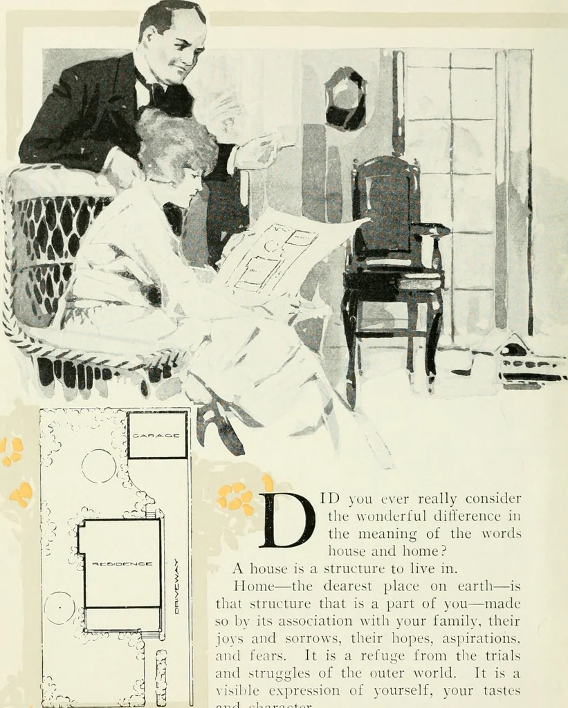 An illustration from Aladdin homes : "built in a day" Catalog no. 32, 1919, leaf 47