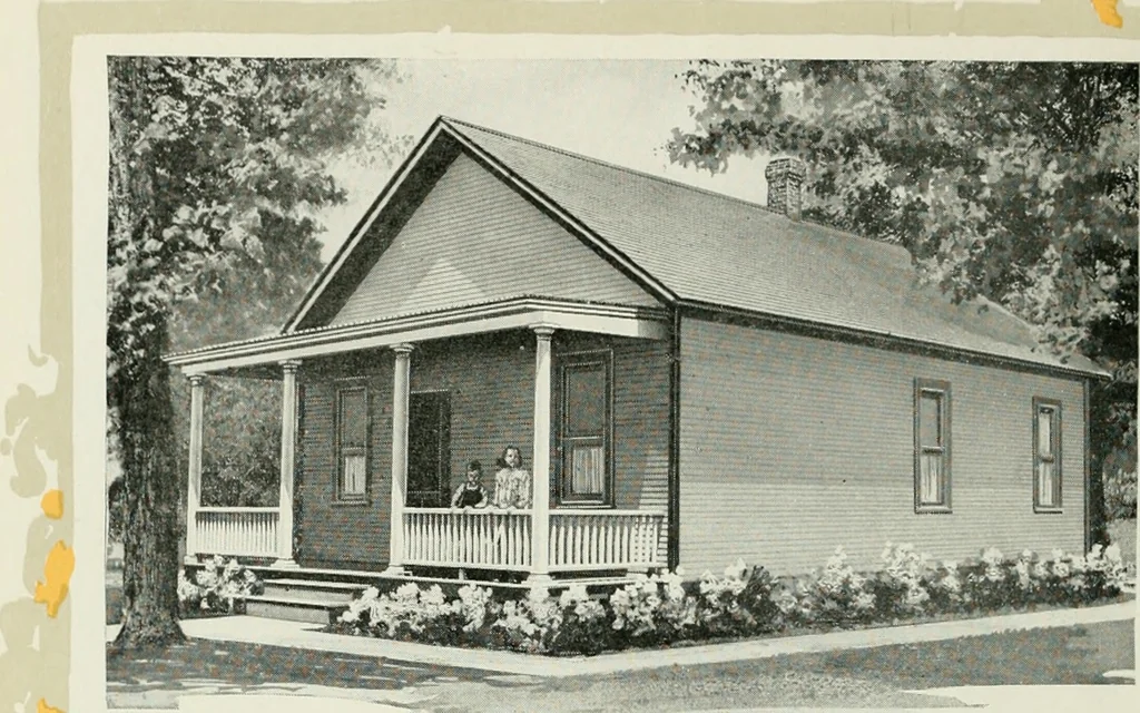 An illustration from Aladdin homes : "built in a day" Catalog no. 32, 1919, leaf 49