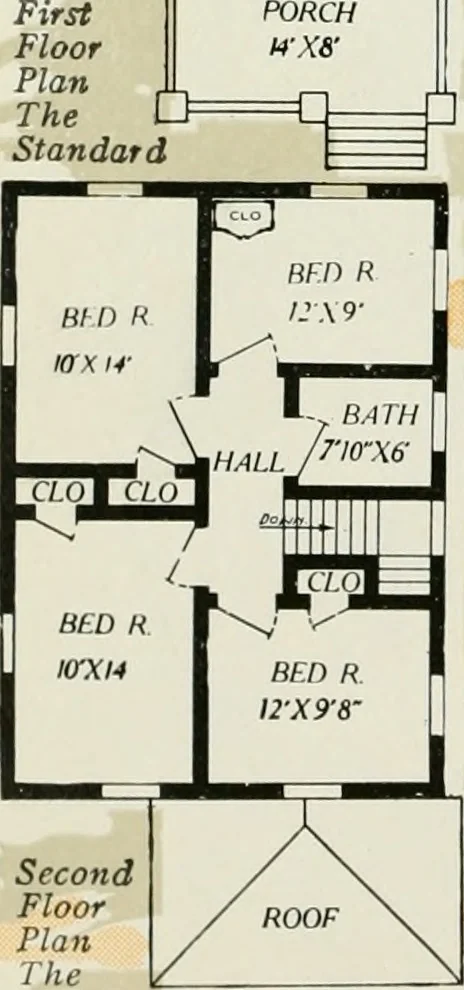 An illustration from Aladdin homes : "built in a day" Catalog no. 32, 1919, leaf 55