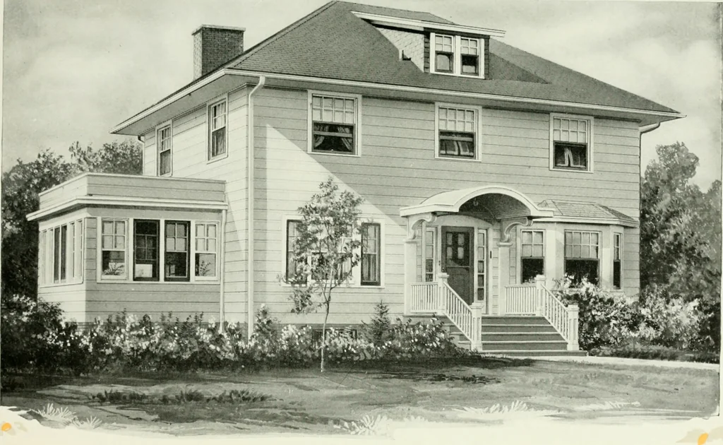 An illustration from Aladdin homes : "built in a day" Catalog no. 32, 1919, leaf 58