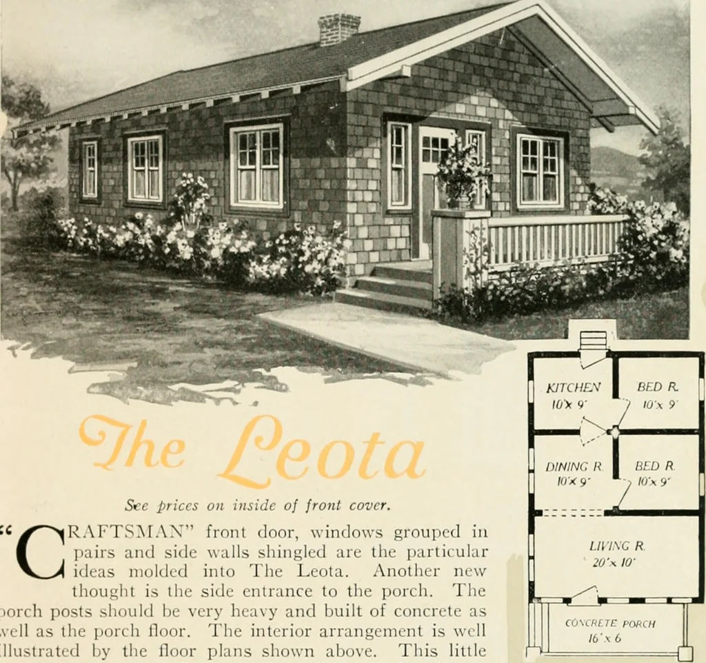 An illustration from Aladdin homes : "built in a day" Catalog no. 32, 1919, leaf 64