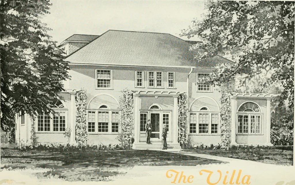 An illustration from Aladdin homes : "built in a day" Catalog no. 32, 1919, leaf 65