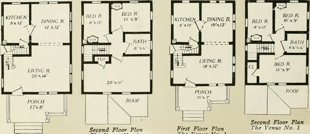 An illustration from Aladdin homes : "built in a day" Catalog no. 32, 1919, leaf 71