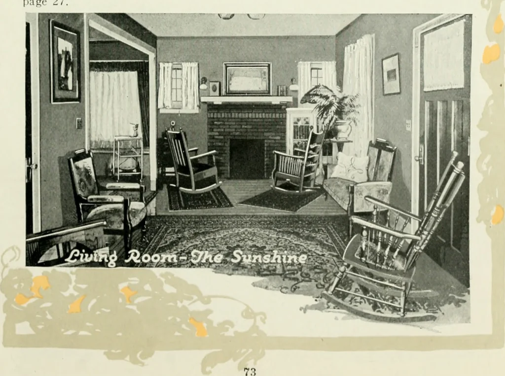 An illustration from Aladdin homes : "built in a day" Catalog no. 32, 1919, leaf 72