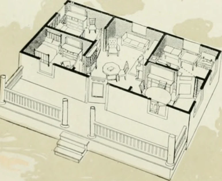 An illustration from Aladdin homes : "built in a day" Catalog no. 32, 1919, leaf 74